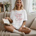 Camiseta Cristã Feminina “Cristo, Eu Te Amo” – Fé & Amor