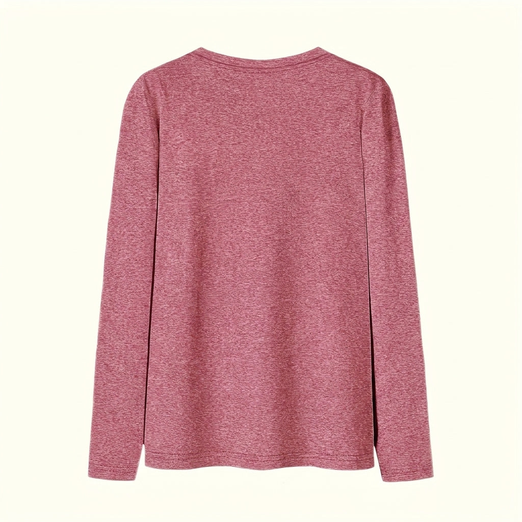 Women’s “With God” Floral Cross Long Sleeve Top – Elegant Faith-Inspired Style